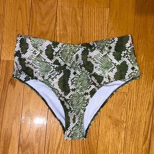 H&M Snake Skin Bikini Bottom